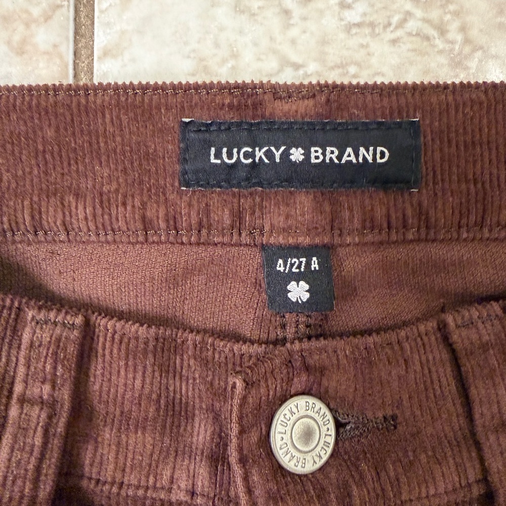 Lucky Brand Mid Rise Corduroy Sweet Boot - Picture 9 of 14